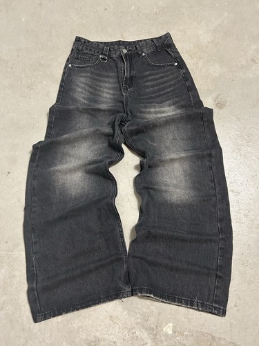 Y2k vintage baggy black washed - y2k,