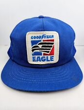 Vintage Swingster USA MADE Goodyear Eagle Patch Trucker Hat Snapback Cap