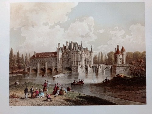 Chateau avec douves