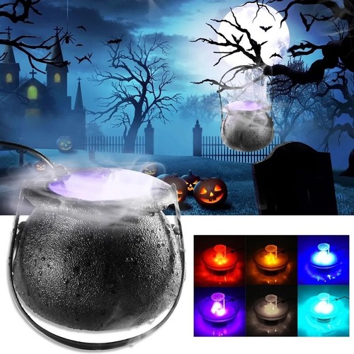 Halloween chaudron magique led - chaudron,