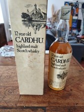 Whisky CARDHU année 1970-1980
