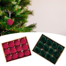 Lot de 12 boules de Noël