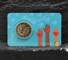 BELGIQUE 2022 : Coincard BU 2 euros "Soins pandémie". Neuf. Officiel.