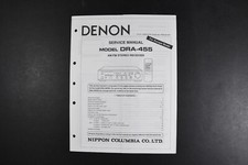 Denon DRA-455 AM/FM Stereo Receiver Service Manual - Genuine Original