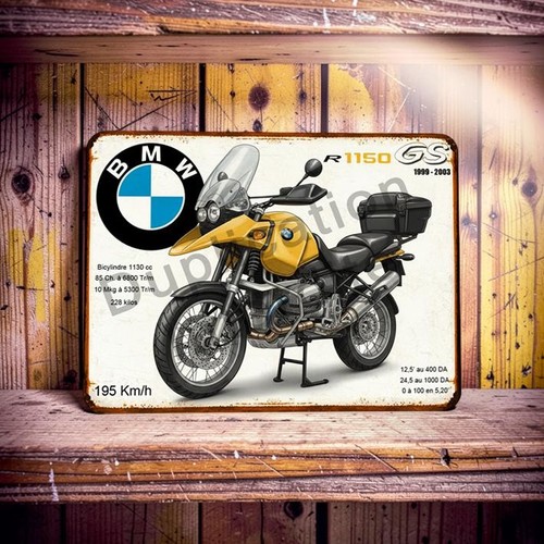 Plaque métal vintage bmw - bmw, r