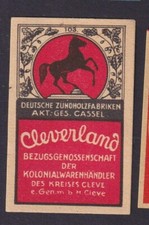 Antique Matching Tag Germany BN183130 Horse