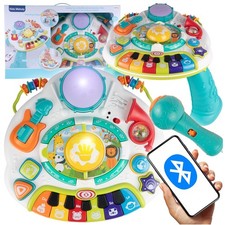 Malplay table éducative colorée trompette piano instruments pour enfants