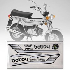 Autocollant cadre carrosserie côté emblème décalcomanie Yamaha Bobby MINI BIK...