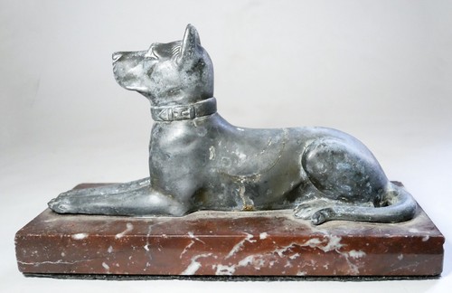 Sculpture chien dogue art - chien,