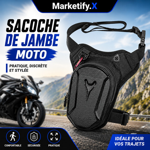 Sacoche jambe moto - moto, sac