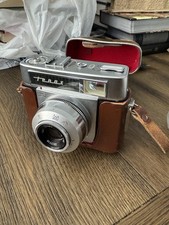 Zeiss Ikon Tenax Automatic 35mm Camera  leather case  Germany 50mm f/2.8