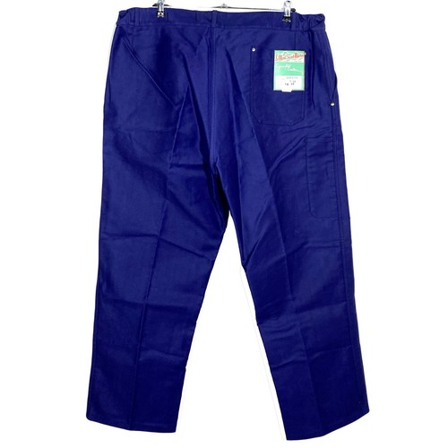 Pantalon toile bleu travail - de,