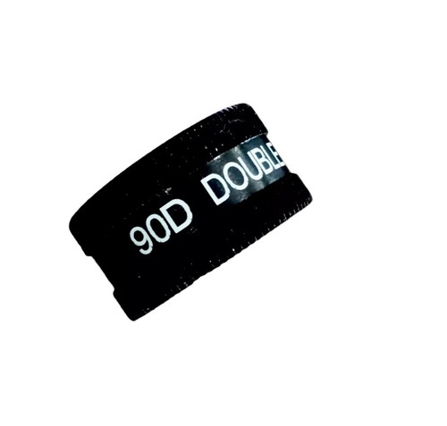 90d double aspheric lens black - double,