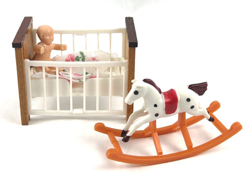 Vintage lundby nursery - lundby, room