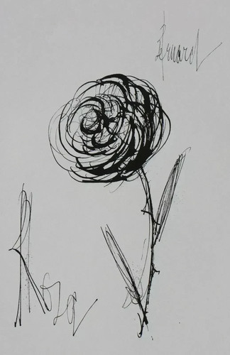 Bernard buffet rosa - buffet, :