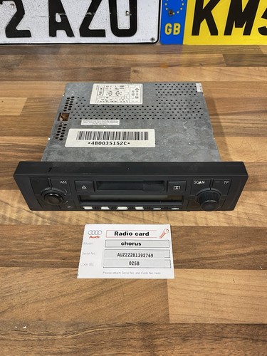 Audi mk1 chorus radio - tt,