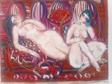 Tableau  NU femme orientale