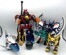 Power Rangers Jungle Fury Gekiranger DX Geki Touja Megazord Bat Lion Zord set