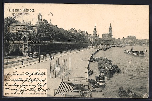 Carte postale dresde altstadt - carte,