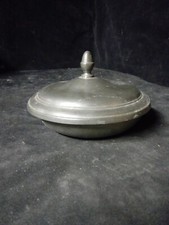 Petit Pot Couvert , Bonbonnière  En Étain Les Potstainiers Hutois
