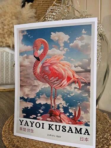 Yayoi kusama affiche 4d - kusama, 2