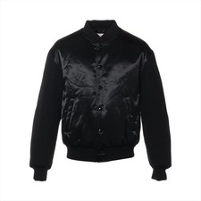 Celine 22AW Wool & Nylon Blouson 44 Men's Black  boy doll satin teddy jacket 2W7