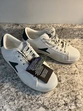 Bata Wilson x John Wooden Classic Low Top Sneakers White Green Size 7 Unisex 