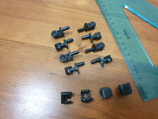 nr 4 black glass shelf brackets wardrobe IKEA PAX support elements