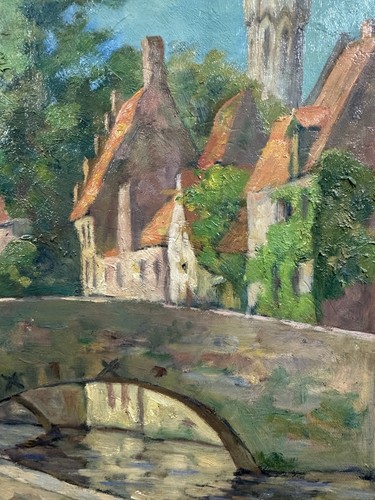 Huile toile signée - toile,