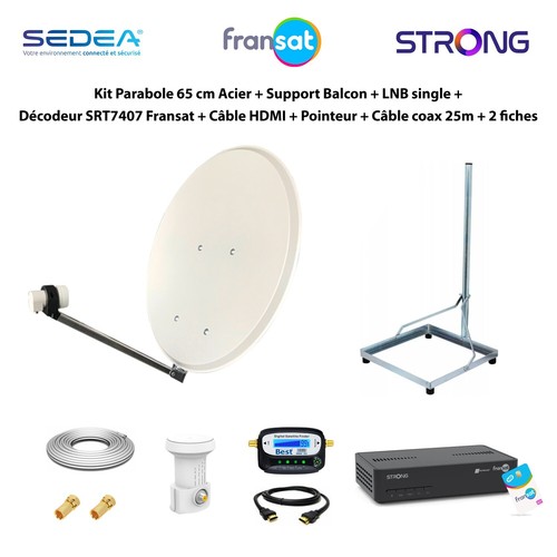 Kit parabole 65cm - parabole,