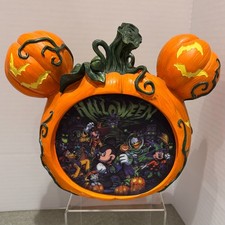 Disney Lighted Pumpkin with scene