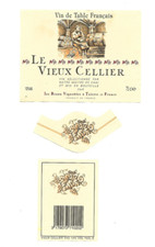 Etiquette de vin - Le vieux