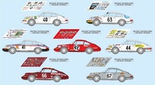 Stickers Porsche 911 S Le Mans 1969 1:32 1:43 1:24 1:18 Stickers fente 911S