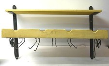 ETAGERE DE CUISINE A TORCHON EPICE COMPARTIMENT BOIS 