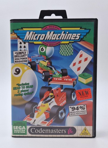 Micro machines sega master - machines,