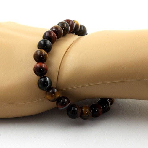 Bracelet perles oeil tigre - bracelet,
