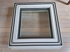 Fenêtre coupole fixe Velux blanche pour toits plats 60 cm x 60 cm CFP 060060 007