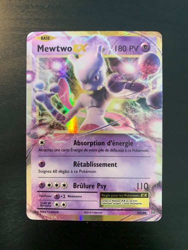 Carte pokémon mewtwo - carte,