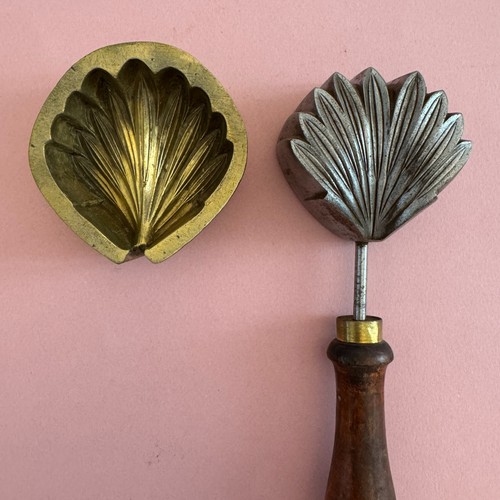 Antique embossing iron tool - antique,