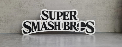 Plaque logo super - super, bros