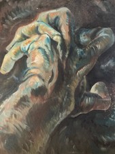 peinture huile panneau Bois