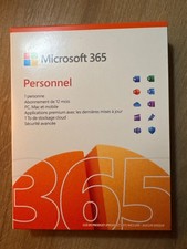 Logiciel Microsoft Office 365 - Personnel (1an) | Neuf