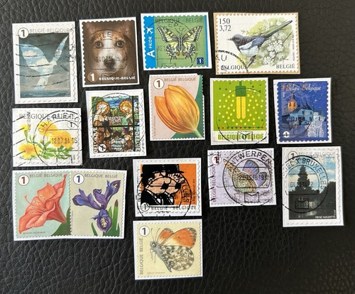 Lot timbres de - de, belgique