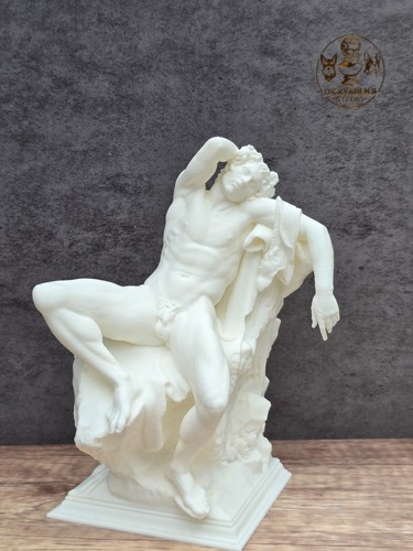Barberini faun statue - statue, sleeping