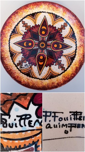 Vintage belle assiette murale - vintage:,
