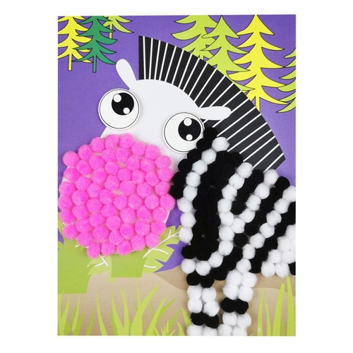 Tableau pompons activité - tableau,