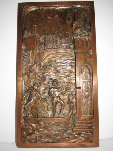 09h12 ancien panneau gondole - ancien,