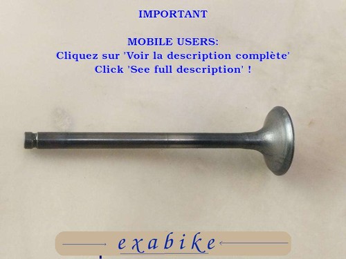 Soupape echappement pour - soupape,
