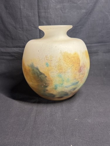 Ancien vase boule verre - en,
