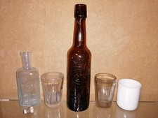 VIT Bouteille bière Allemande verres tasse porcelaine flacon